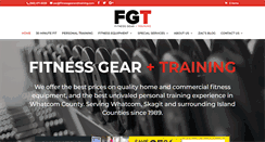 Desktop Screenshot of fitnessgearandtraining.com